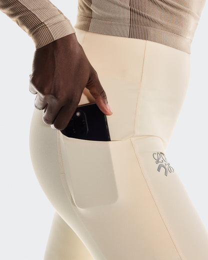 On Soft Bootleg Pants Loewe Ivory (Women'S)