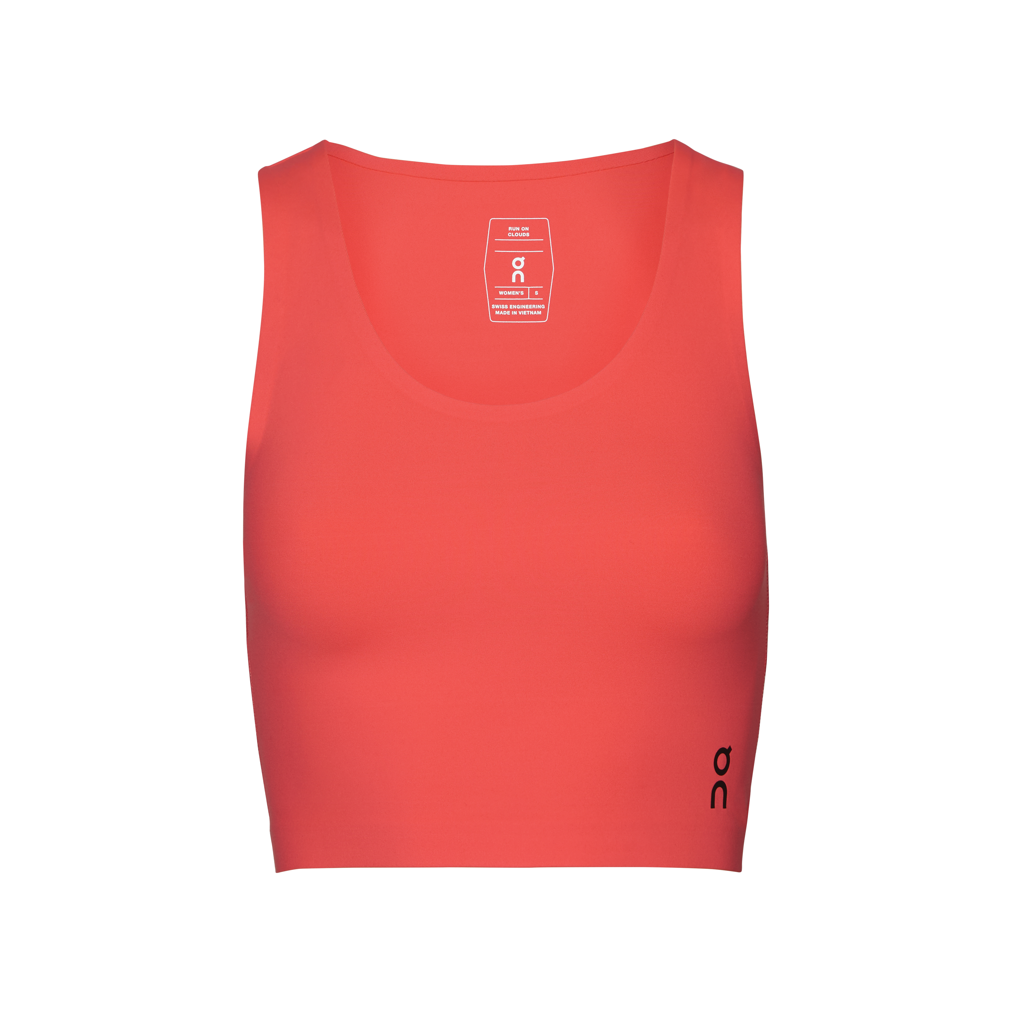 On Studio Open Back Crop Coral (Women's)