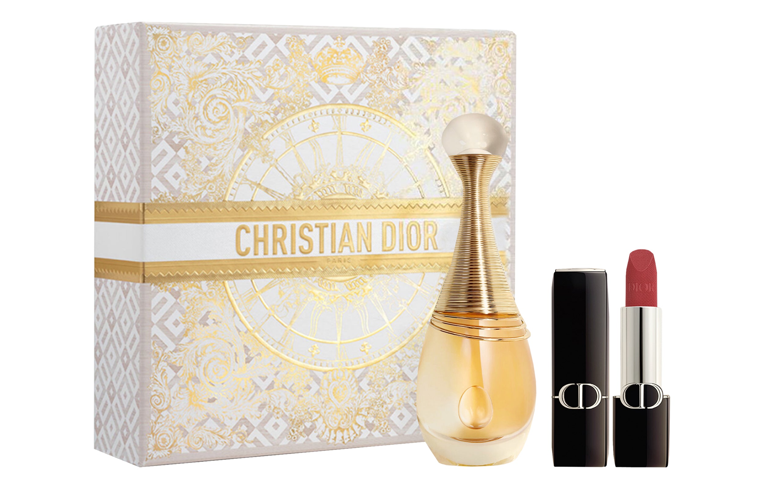 Dior Vivid Blue Gold Lipstick True Me Classic Rich Scent Perfume Set Gold Dance Box Limited Edition Eau De Parfum Edp 638443375