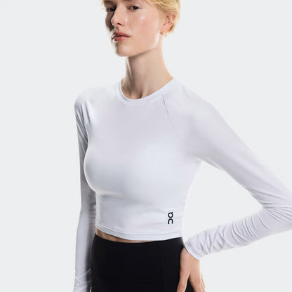 On Studio Long-T Crop White (Women'S)