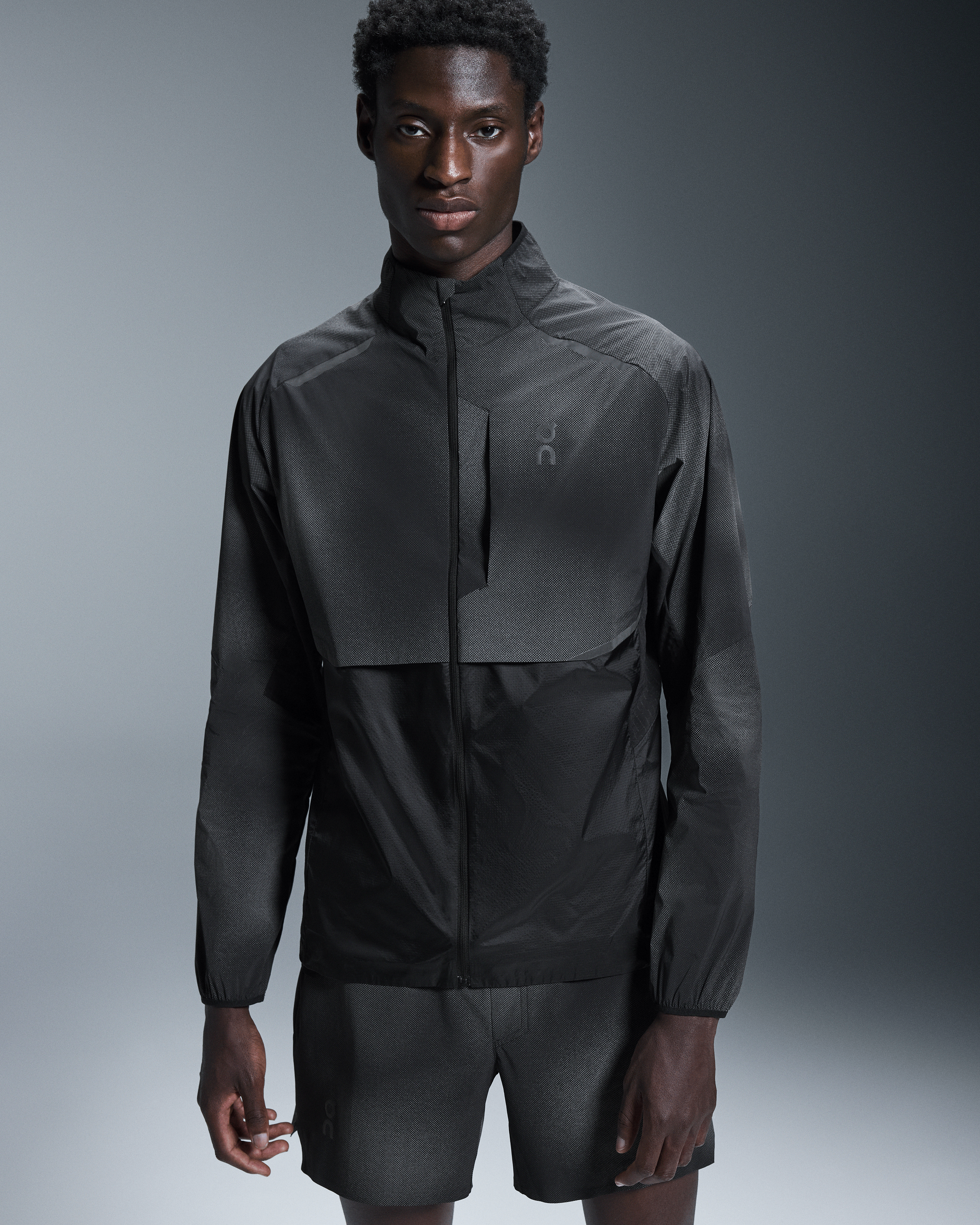 on weather jacket lumos Black