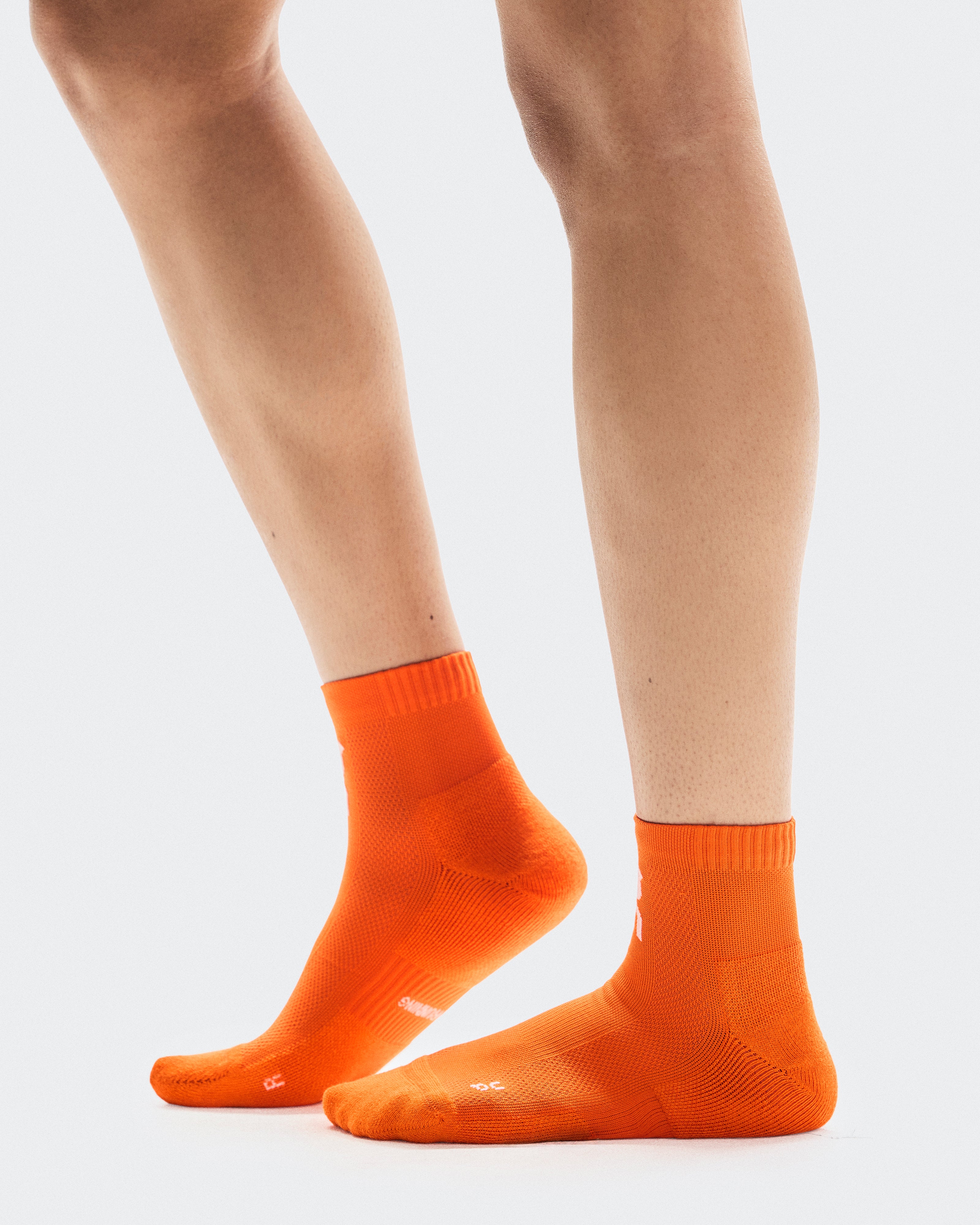 On Core Run Sock Mid 2P Flame | Pink