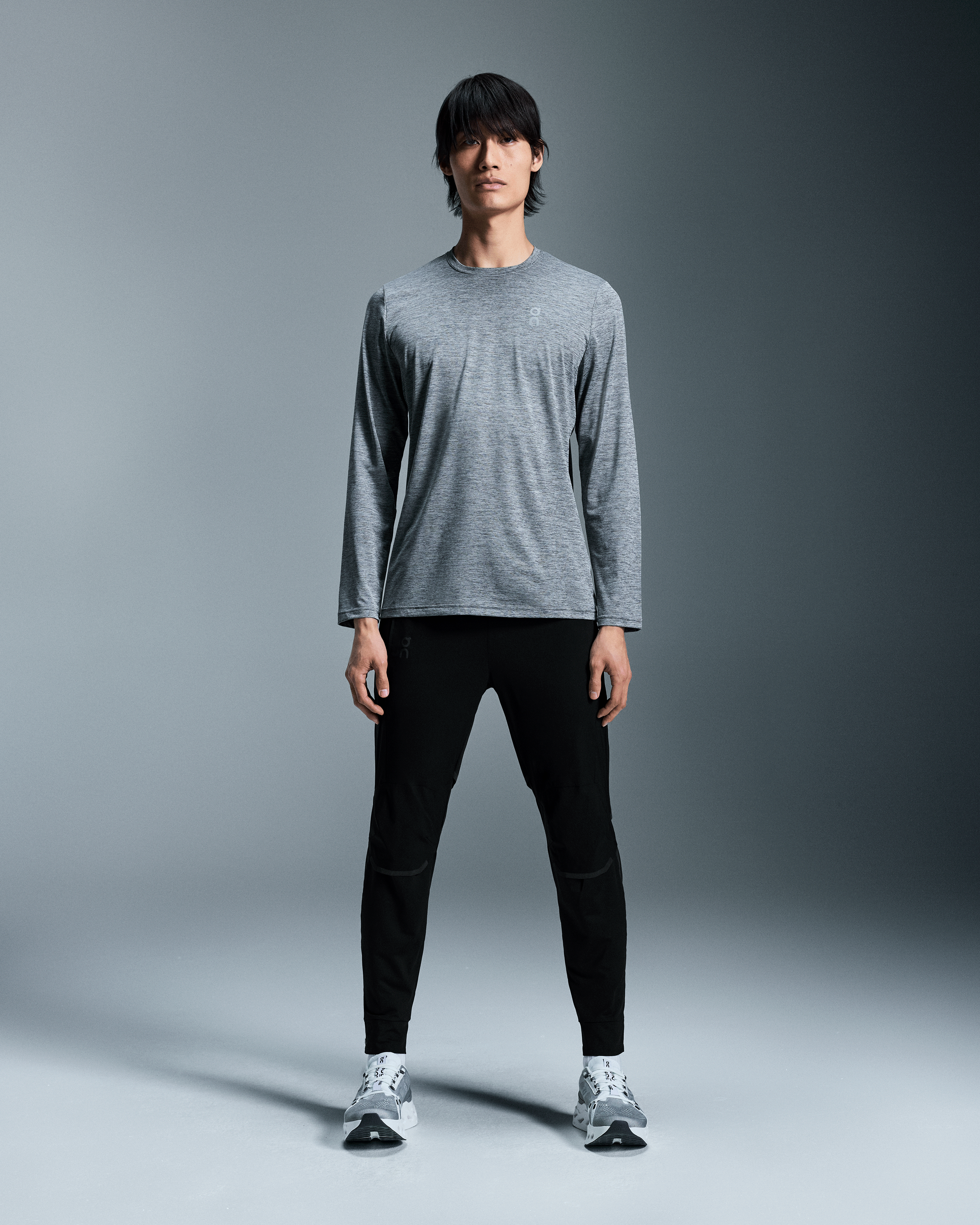 On Core Long-T Heather Gray