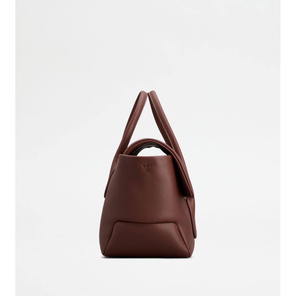 Tods Di Bag Reverse In Leather Small Brown
