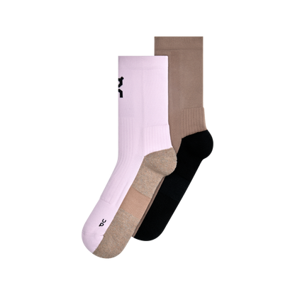 On Trail Sock High 2P Foxglove | Ash