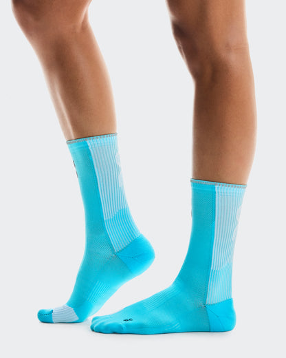On Performance Run Sock High Horizon | White