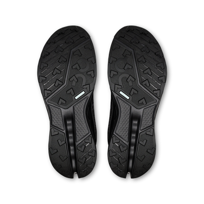 on running cloudsurfer trail 2 waterproof black (women's)