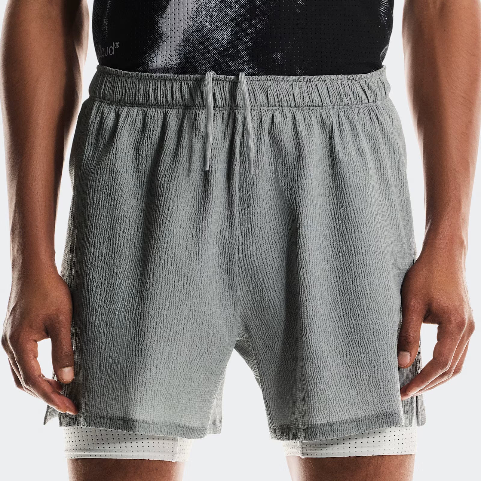 On Pace Shorts Apollo | Glacier