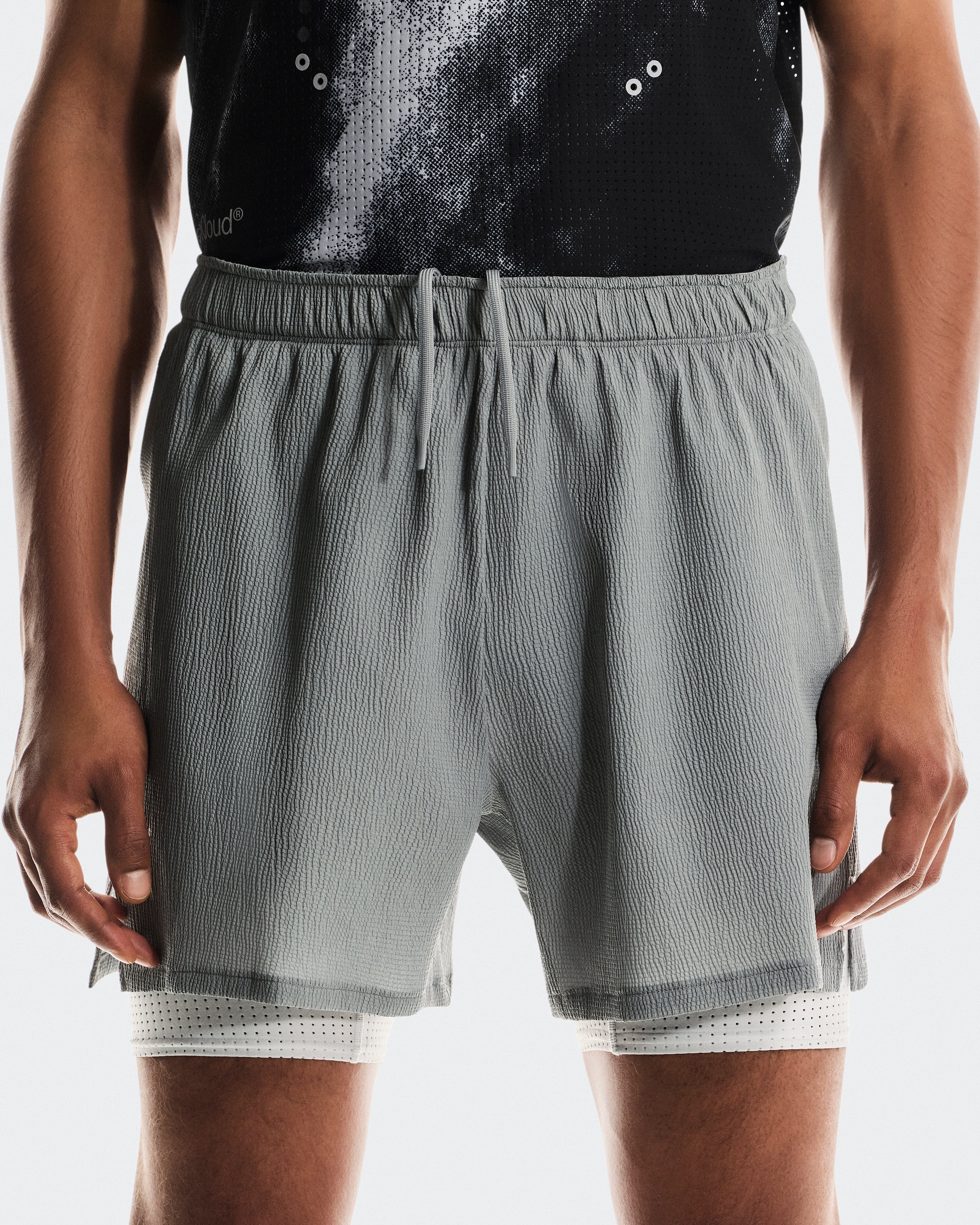 On Pace Shorts Apollo | Glacier