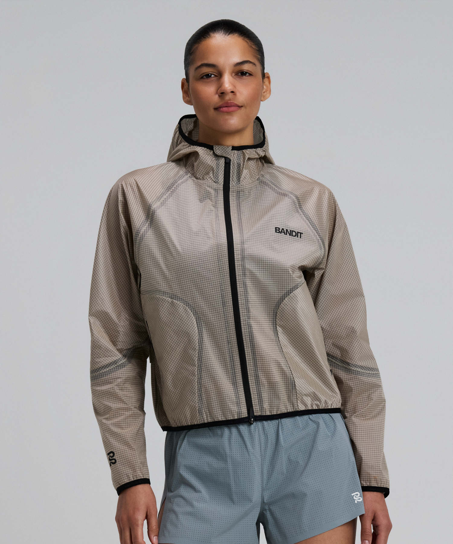 Bandit Womens Velorip Ultralight Windproof Jacket Oatmeal