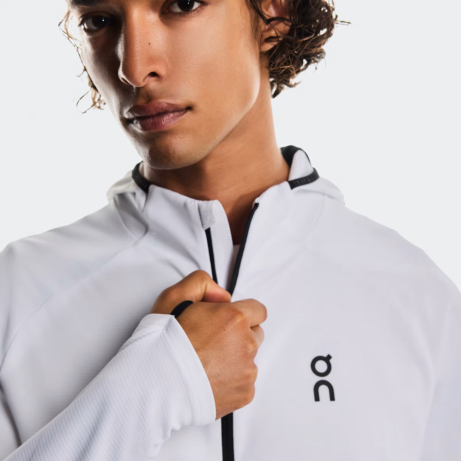 On Climate Zip Hoodie White