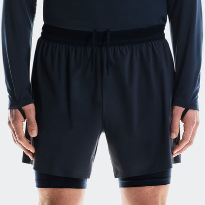 On 5" Performance 2/1 Shorts Navy | Navy