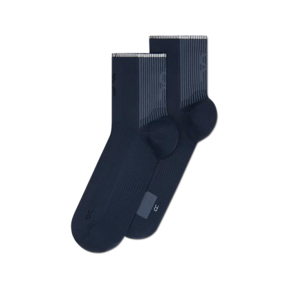 On Performance Run Sock Mid Navy | Navy