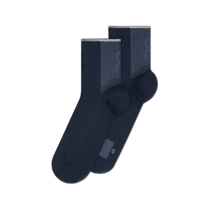 On Performance Run Sock Mid Navy | Navy