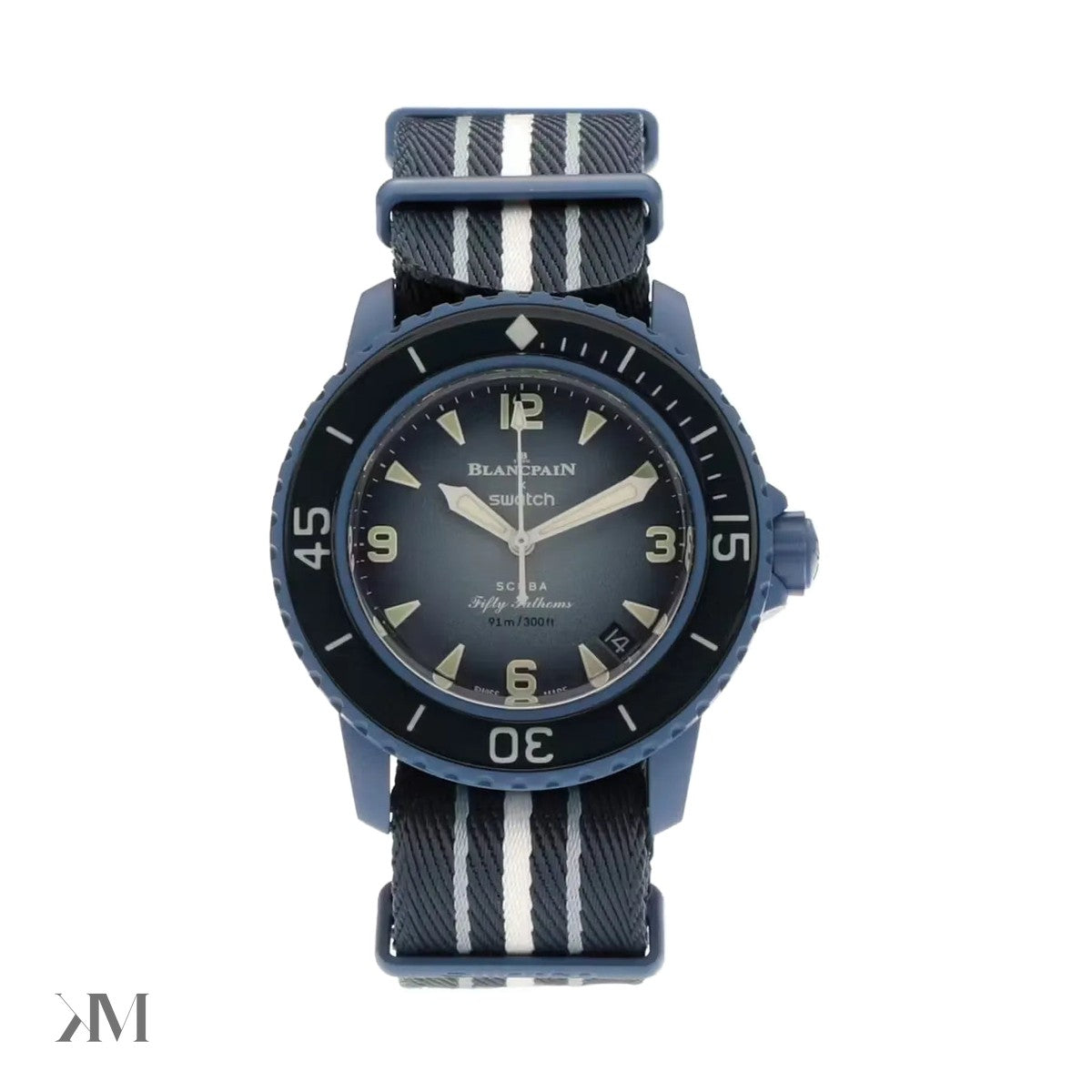 Blancpain x Swatch Scuba Fifty Fathoms Atlantic Ocean  Blue