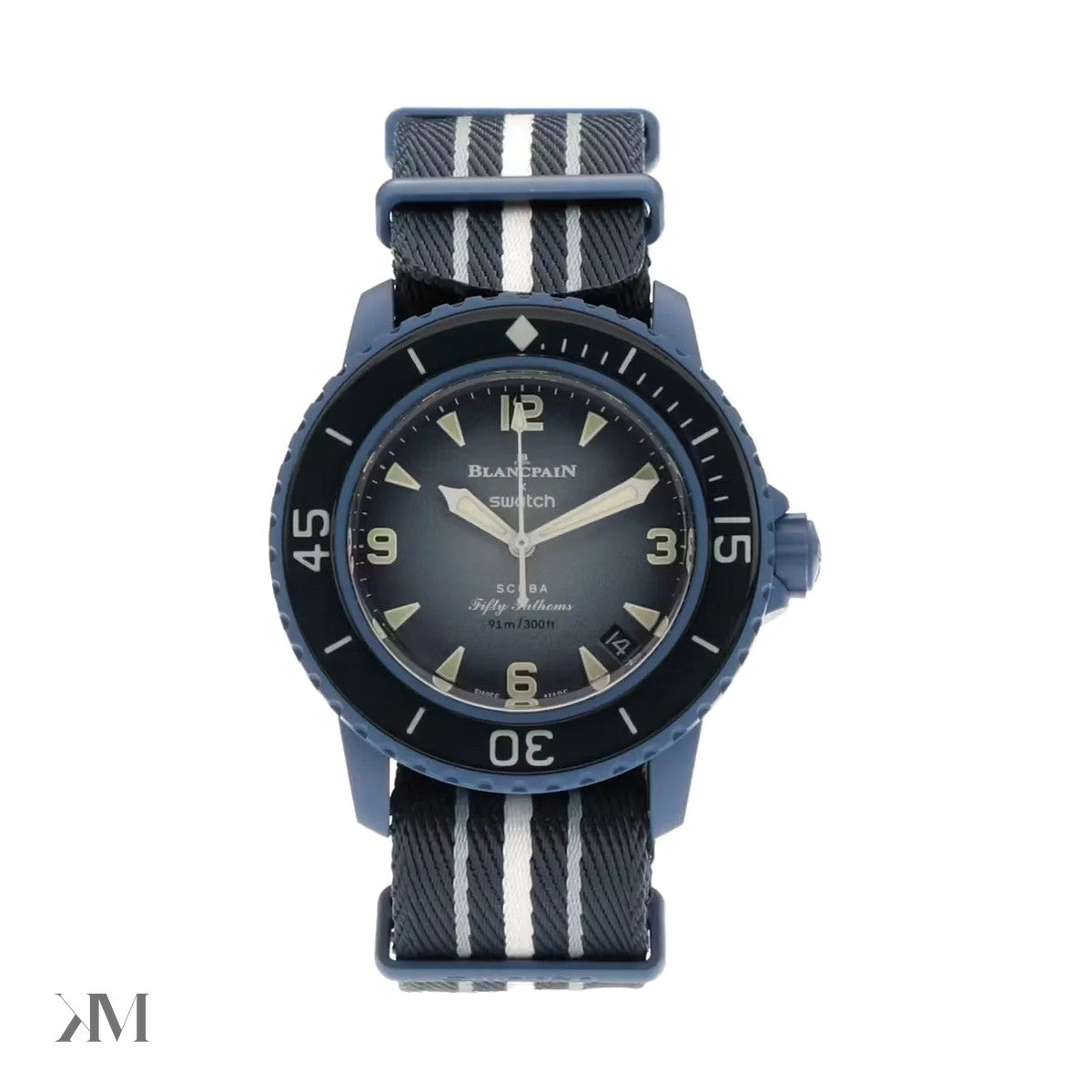 Blancpain x Swatch Scuba Fifty Fathoms Atlantic Ocean  Blue