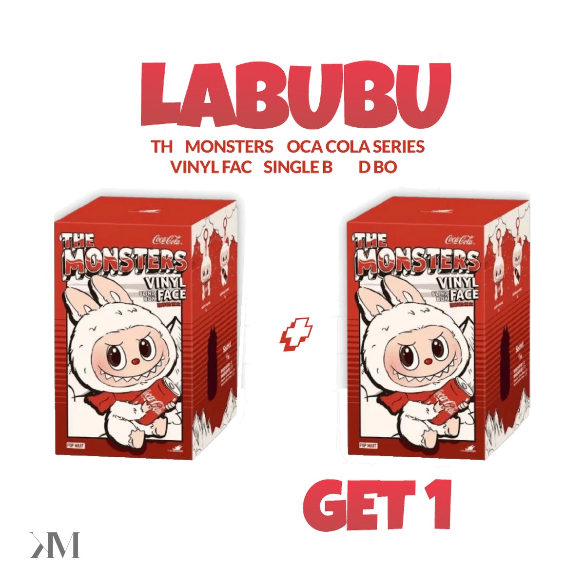 Buy 1 Get 1 Pop Mart Labubu The Monsters Coca Cola Series Vinyl Face Blind Box