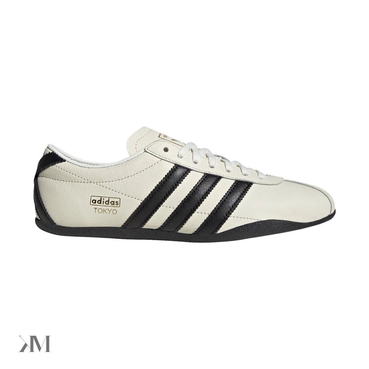 Adidas Tokyo Off White Core Black Gold Metallic, side profile