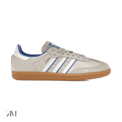 Adidas Samba OG Grey One Blue, side profile