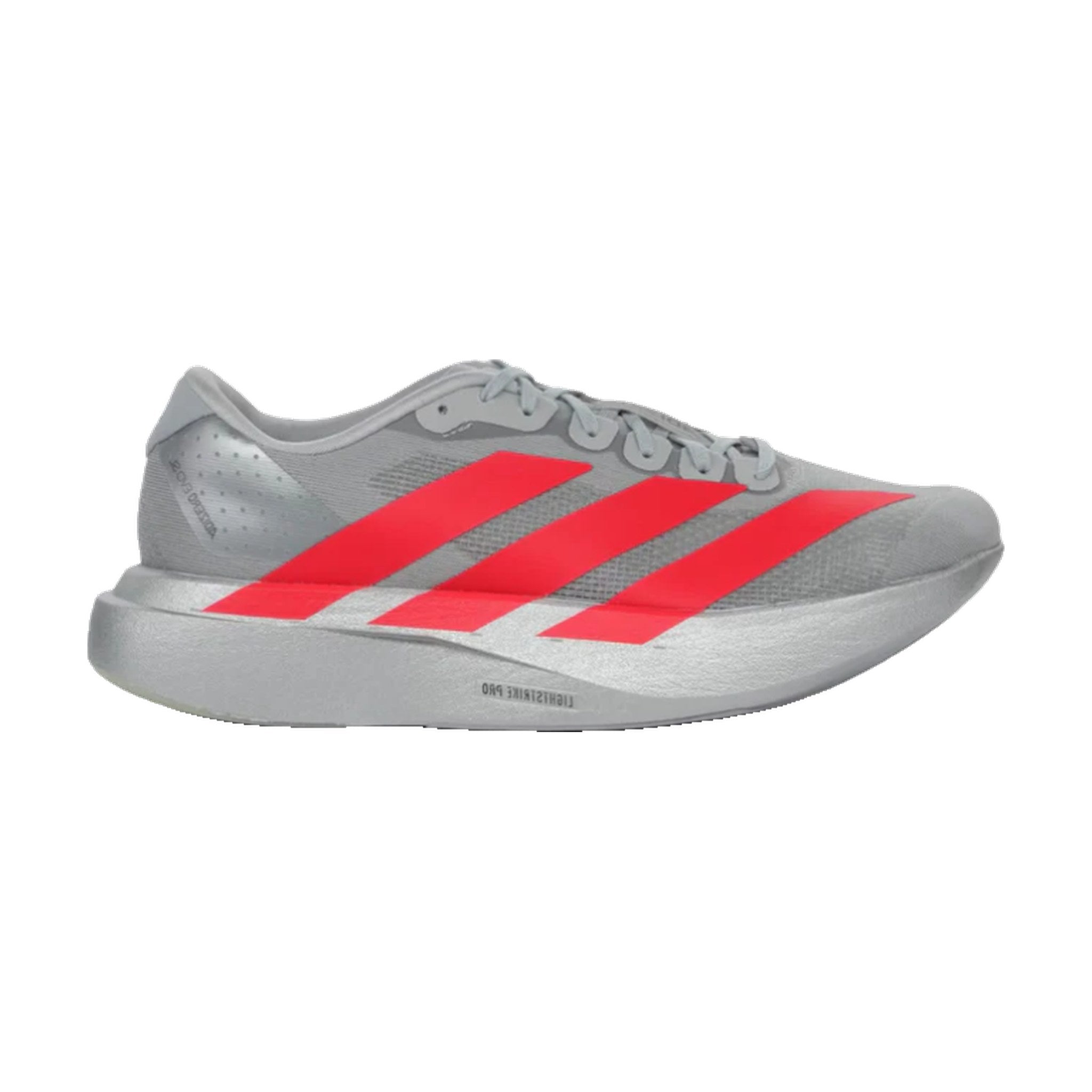 adidas Adizero Evo SL Silver Metallic Lucid Red