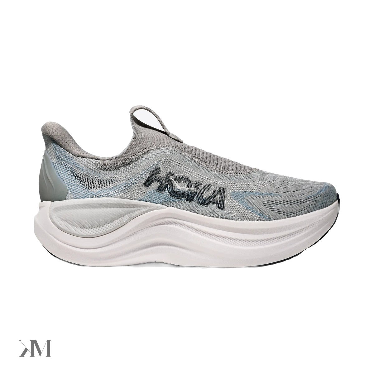 Hoka 'S Skyward Laceless Stardust Stellar Grey