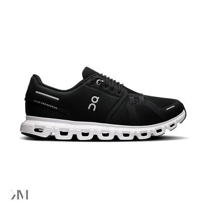 On Cloud 6 Black White (Women'S)