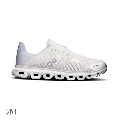 Women's On Cloud 6 Coast White Glacier, side profile