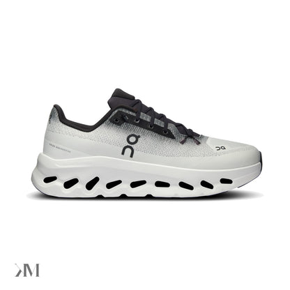 On Cloudtilt sneaker in Black Ivory, side profile showing the rocker sole