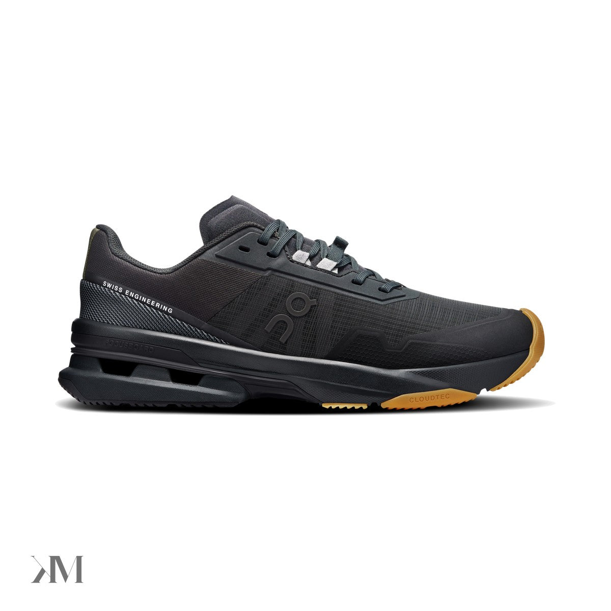 Women's On Cloudpulse Pro Black Rock, side profile