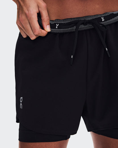 On Train 2-In-1 Shorts Black (Women'S)