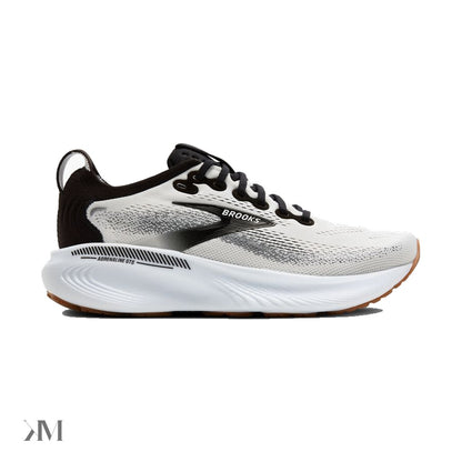 Men's Brooks Adrenaline GTS 25 White/Black/White, side profile