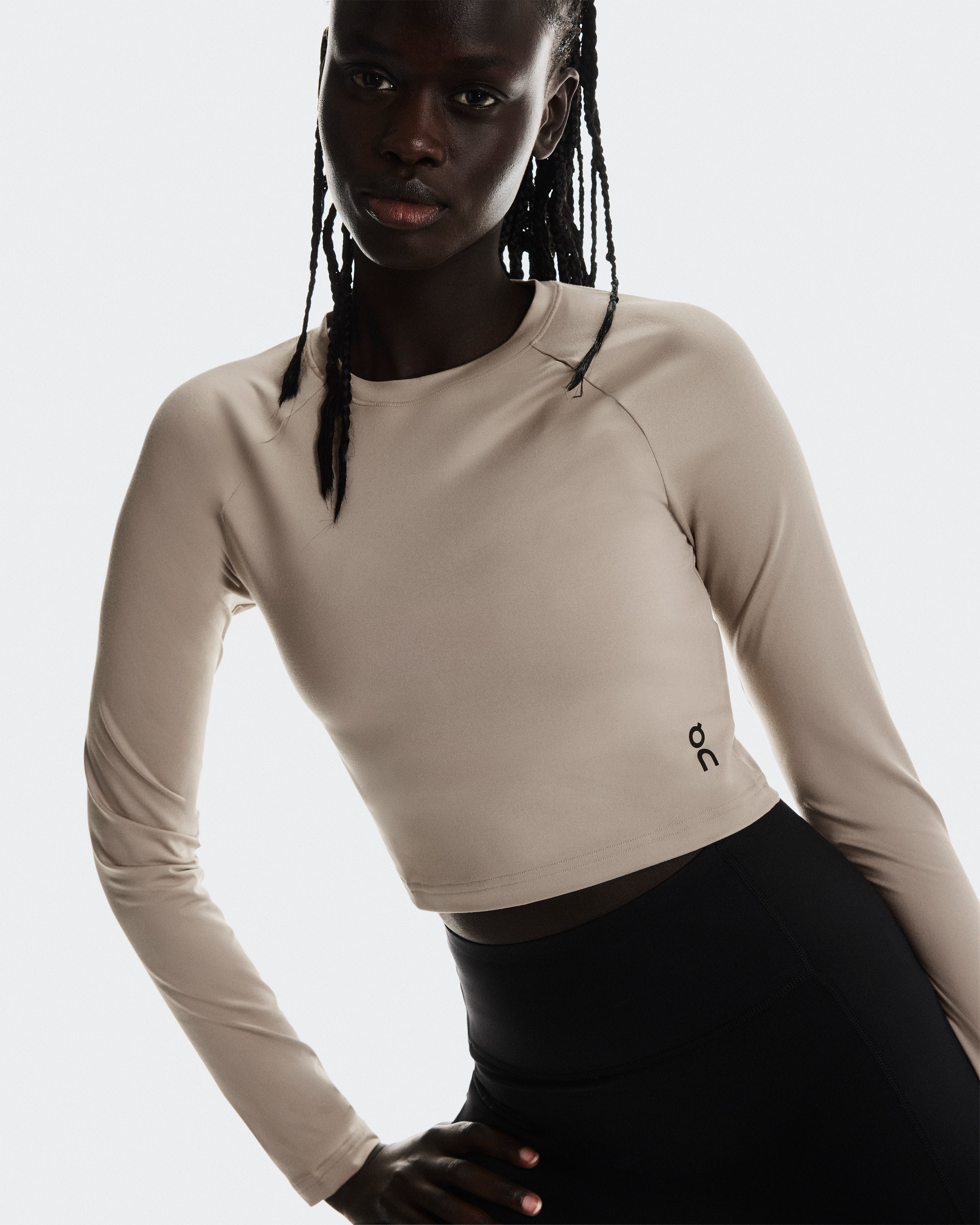 On Studio Long-T Crop Desert (Women'S)