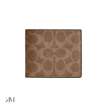 Coach Id Billfold Wallet In Signature Canvas, front