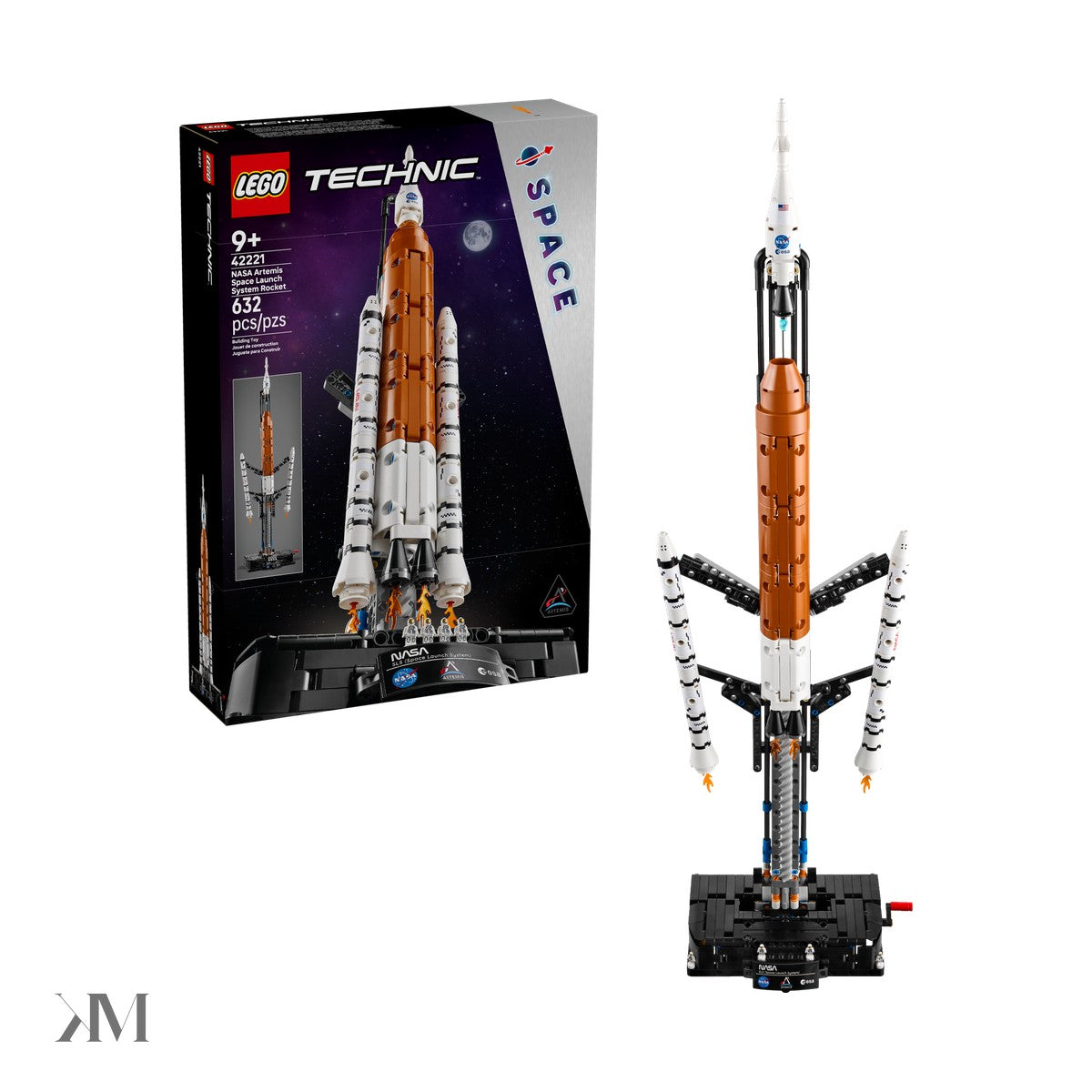 LEGO NASA Artemis Space Launch System Rocket, front