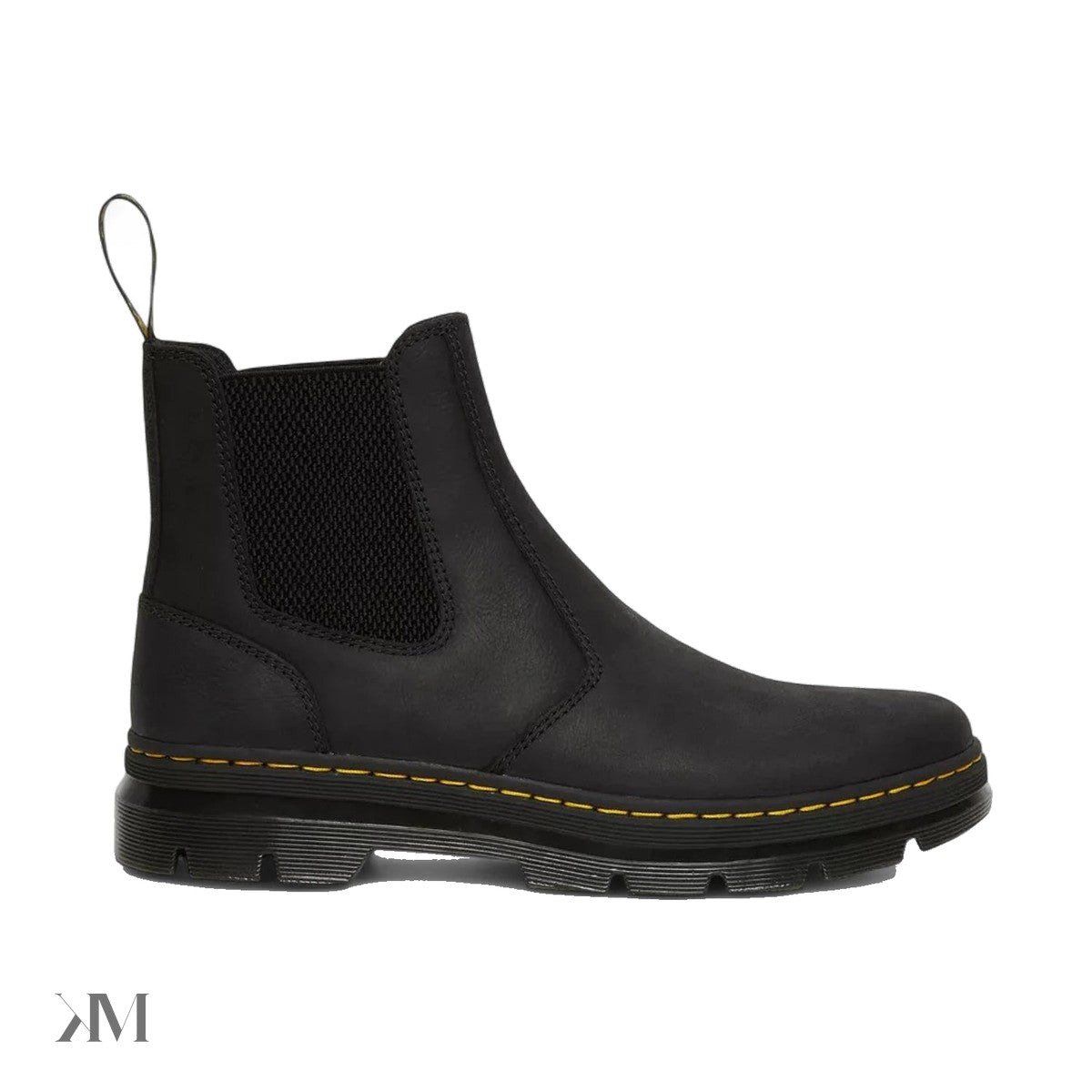 Dr. Martens Embury Wyoming Leather Chelsea Boot Black