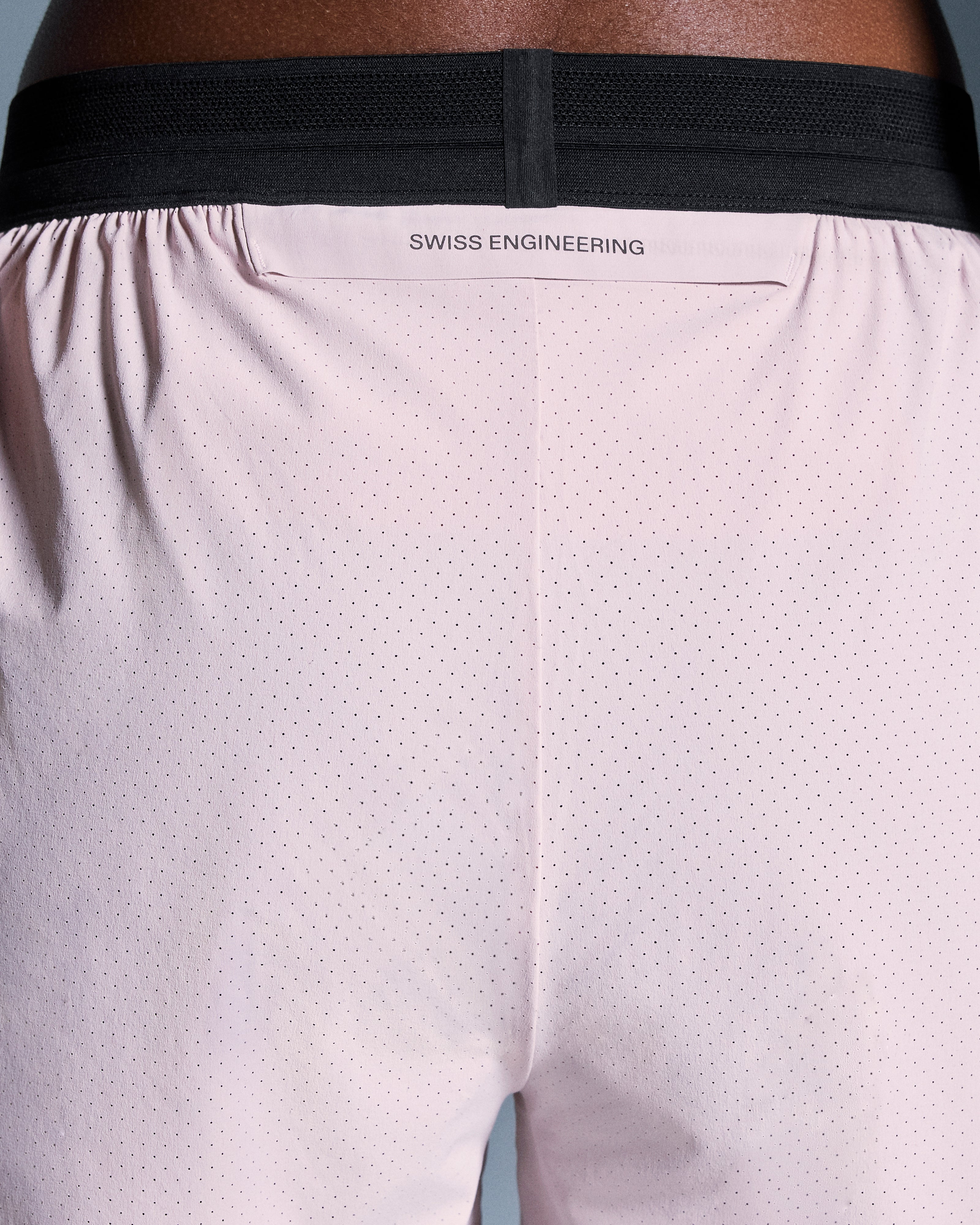 on 3" performance 2/1 shorts Mauve | Black (Women's)