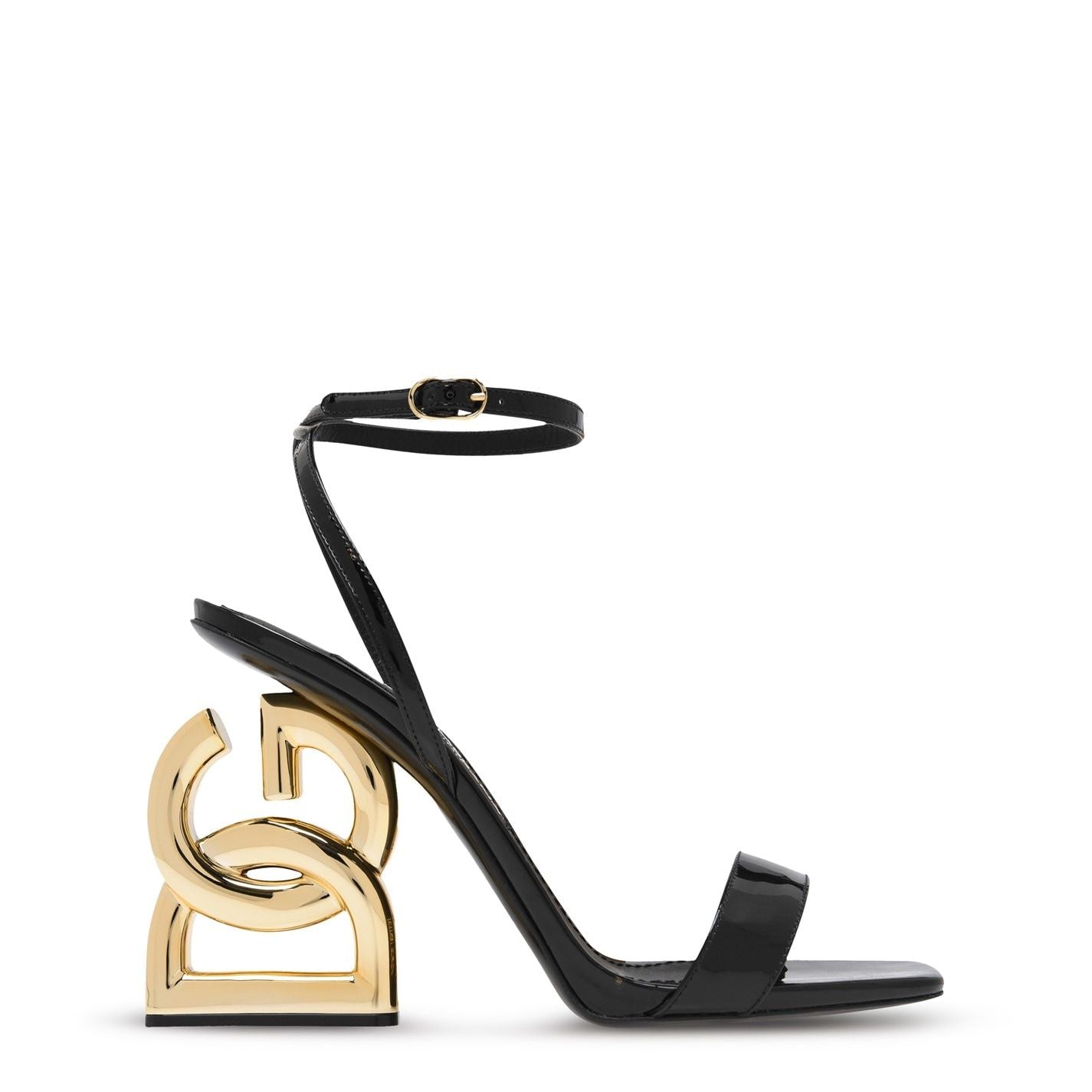  90's Logo Sandal Black