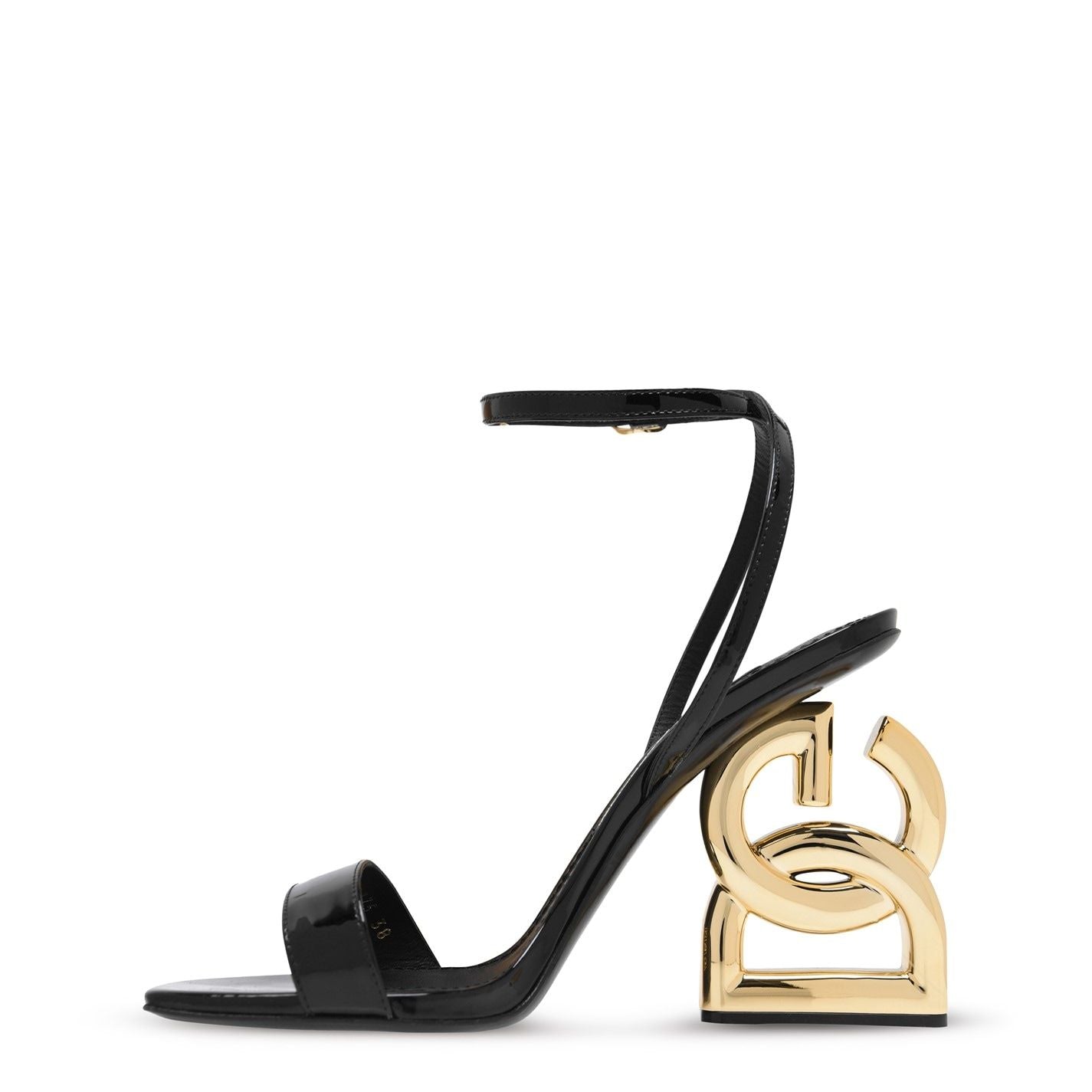  90's Logo Sandal Black