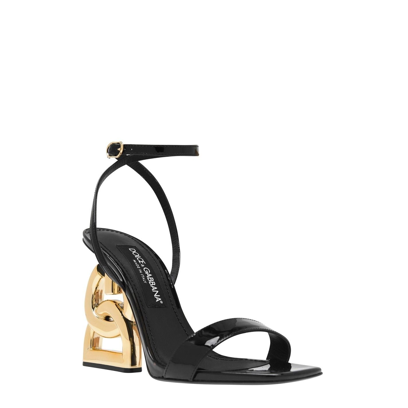  90's Logo Sandal Black