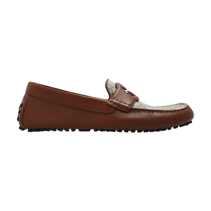 Gucci Interlocking G Driver Loafer Brown