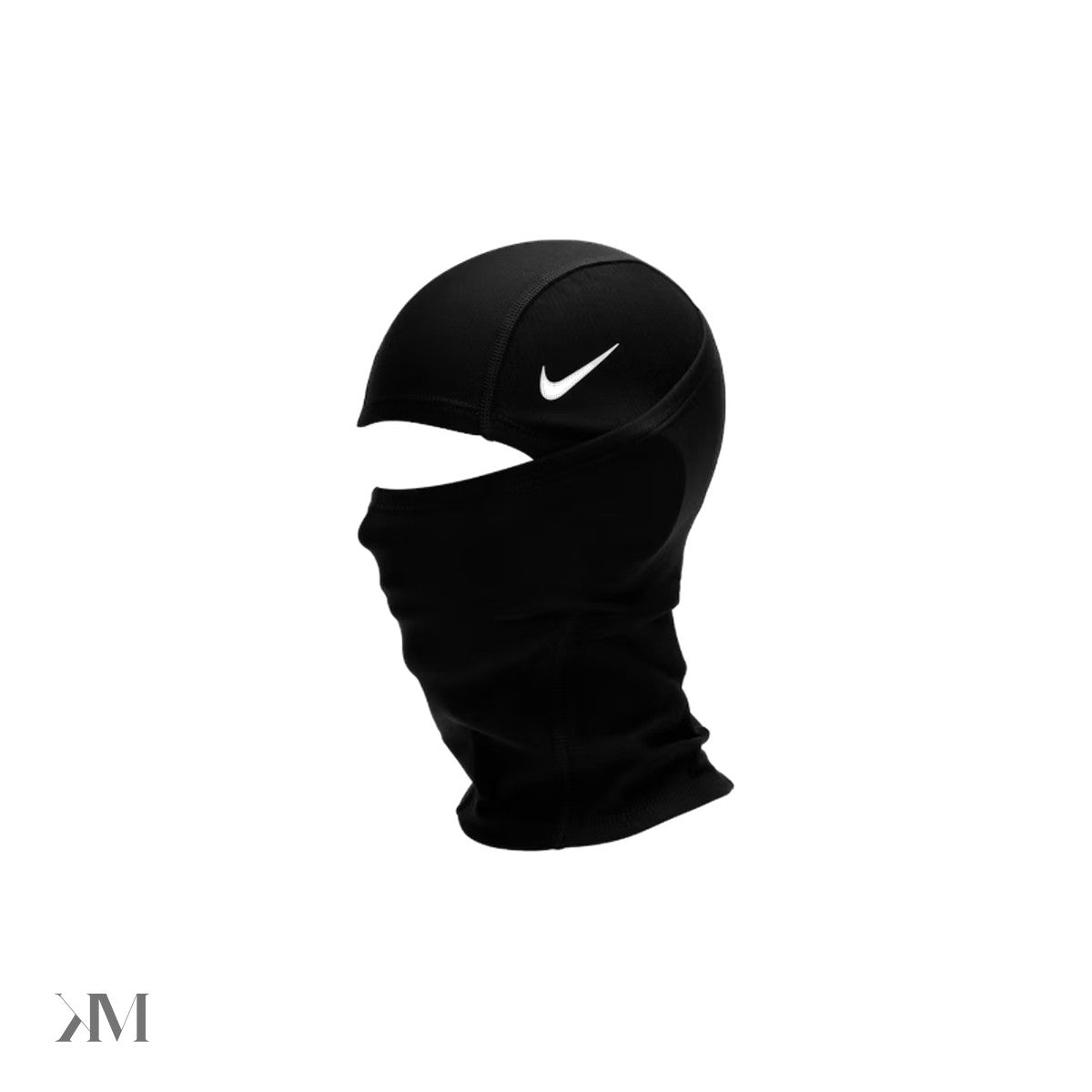 Nike Pro Hyperwarm Hood Black and White, side profile