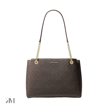 Michael Kors Soho Medium Signature Logo Tote Bag, front