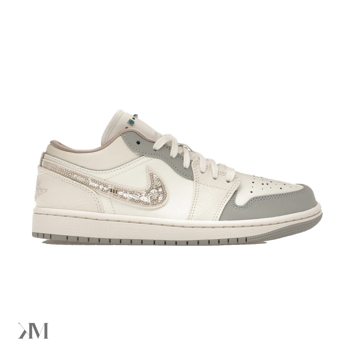 Women's Jordan 1 Low Sail Soft Pearl, side profile