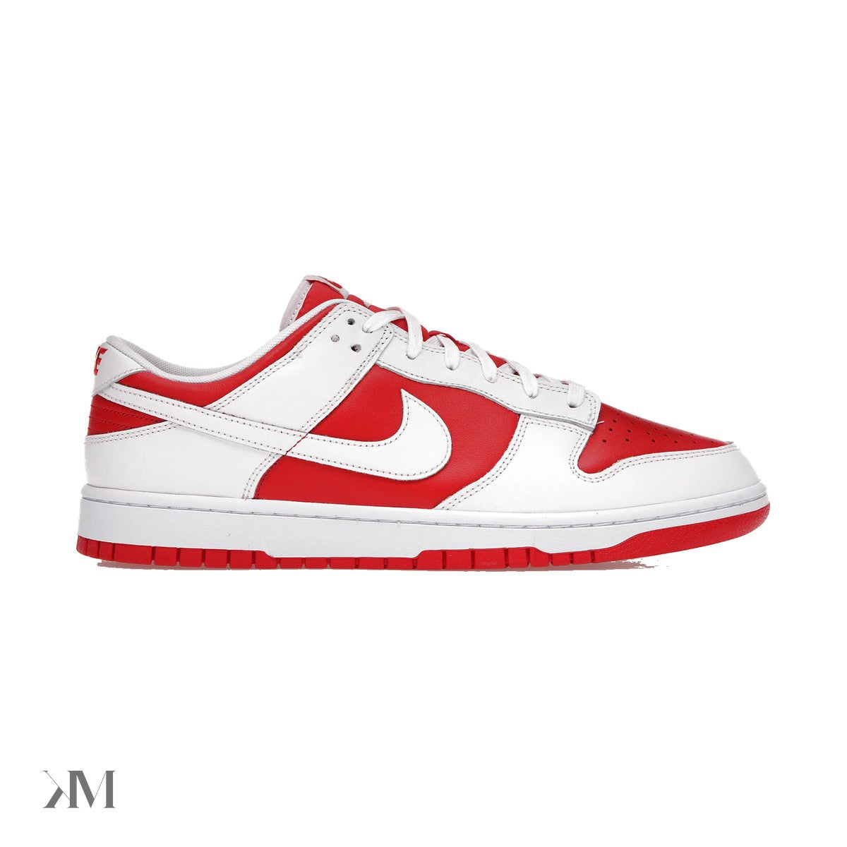 Nike Dunk Low Championship Red, side profile