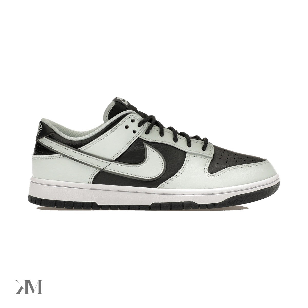 Nike Dunk Low Dark Smoke Grey Barely Green, side profile