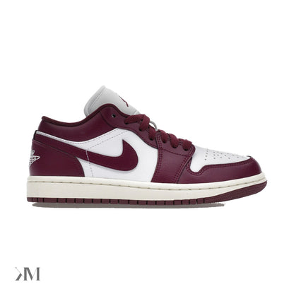 Nike Jordan 1 Low Bordeaux Women's, side profile
