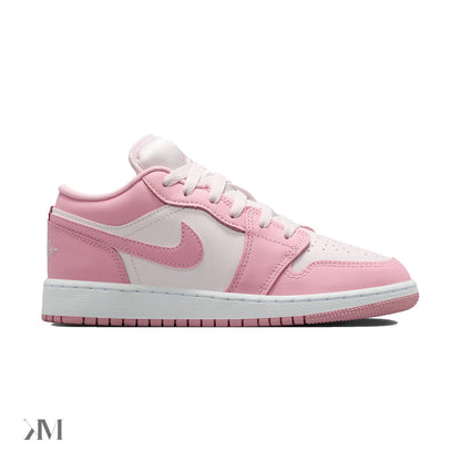 Jordan 1 Low Medium Soft Pink White (Gs)