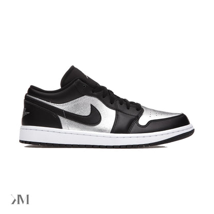 Jordan 1 Low Se Black Metallic Silver (Women'S)