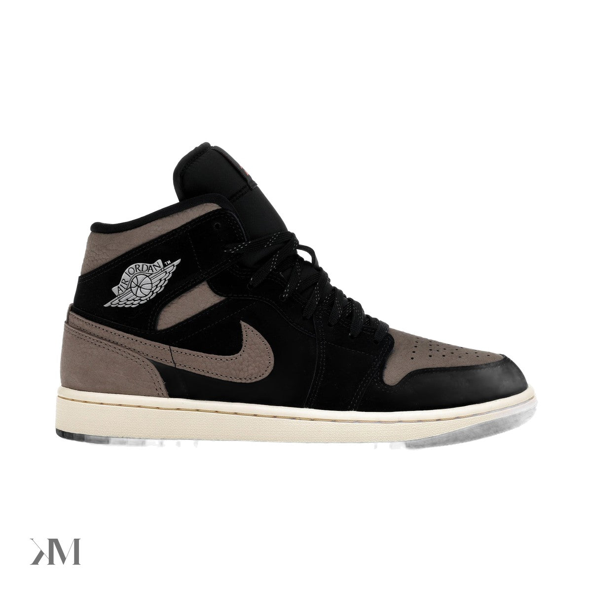 Jordan 1 Mid SE Olive Grey, side profile
