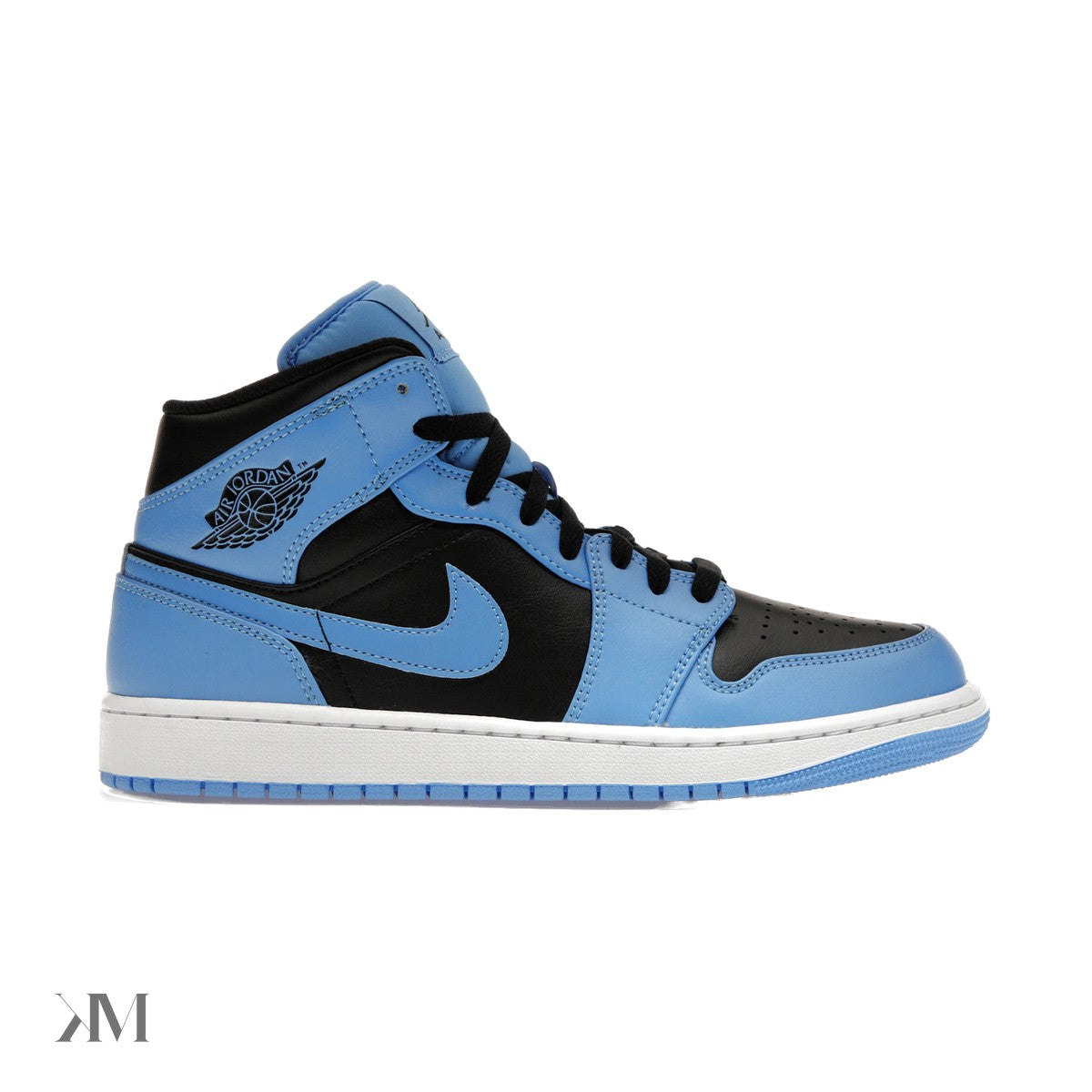 Jordan 1 Mid University Blue Black